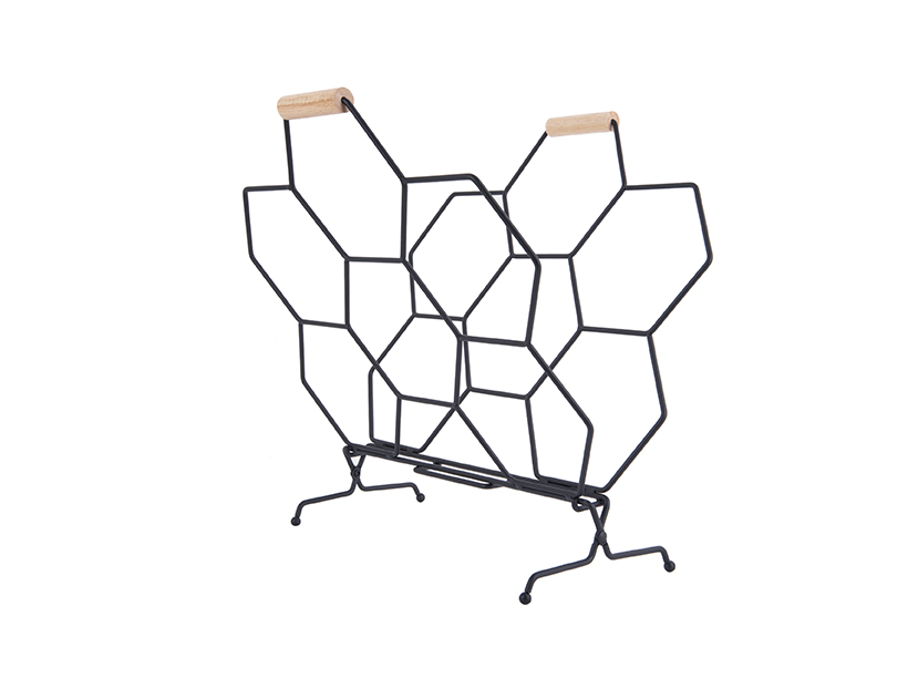Present Time - Magazinehouder Honeycomb - Zwart