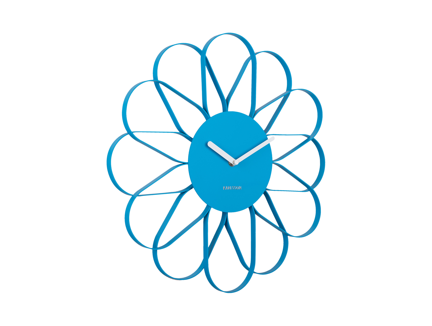 Karlsson - Wandklok Arkis - Helderblauw- Ø40cm
