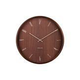 Karlsson - Wandklok Suave - Donker hout- Ø40cm