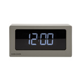 Karlsson - Wekker Boxed LED - Warmgrijs