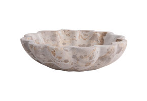 Present Time - Schaal Flower - Bruin