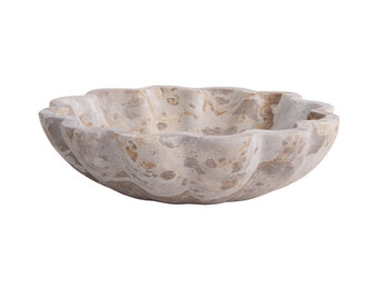 Present Time - Schaal Flower - Bruin