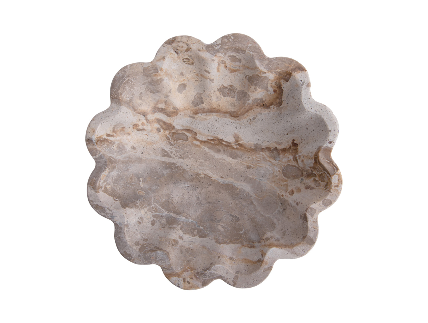 Present Time - Schaal Flower - Bruin