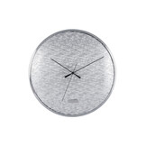 Karlsson - Wandklok Disco - Zilver- Ø40cm