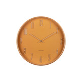 Karlsson - Wandklok Gracil - Okergeel- Ø40cm