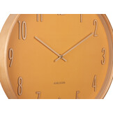 Karlsson - Wandklok Gracil - Okergeel- Ø40cm