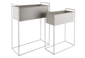 Present Time - Bloempot Set Essence Straight - Warmgrijs