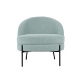 Leitmotiv - Fauteuil Noble Teddy Curl - Mistige blauw