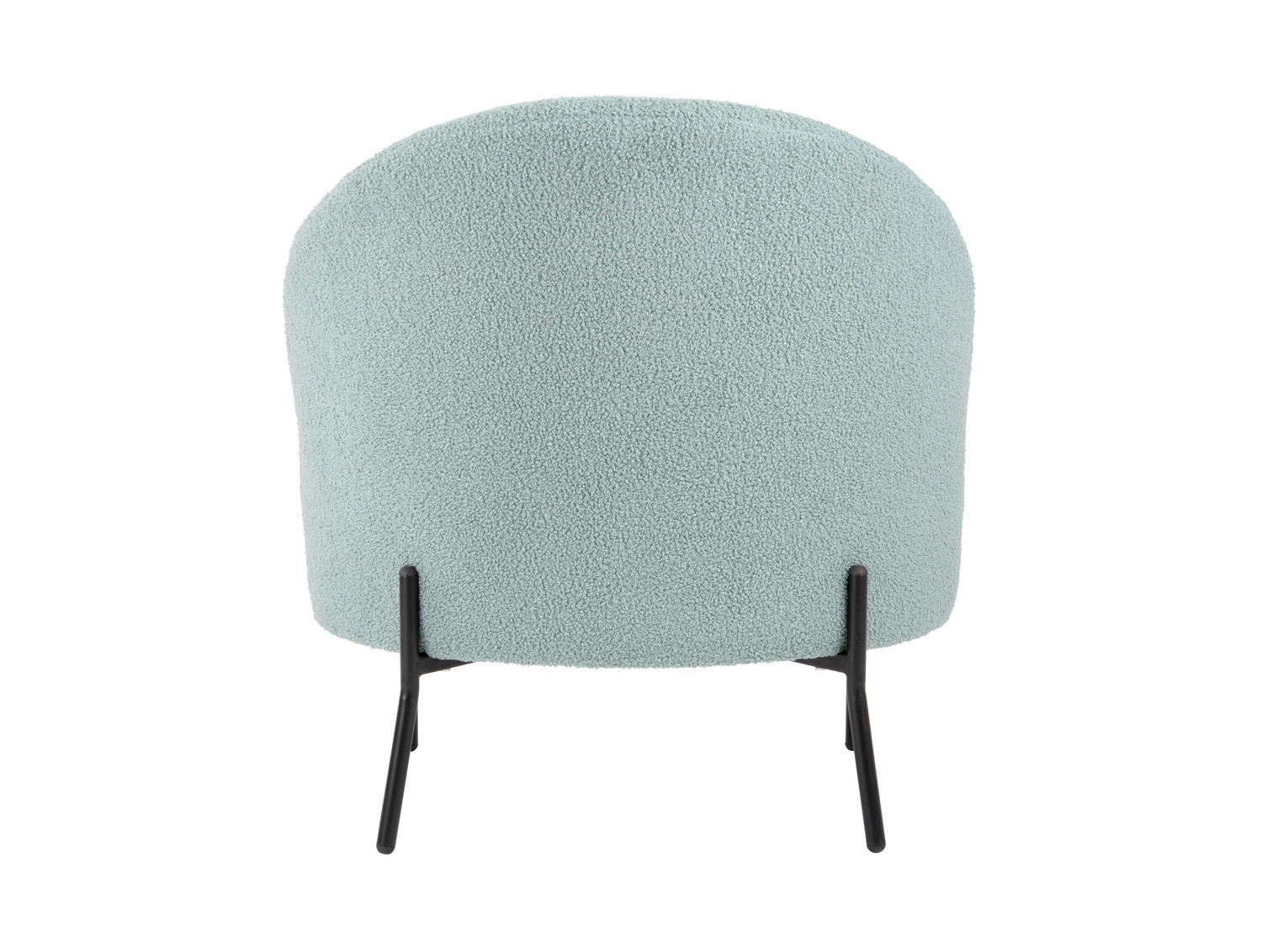 Leitmotiv - Fauteuil Noble Teddy Curl - Mistige blauw