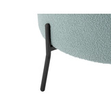 Leitmotiv - Fauteuil Noble Teddy Curl - Mistige blauw