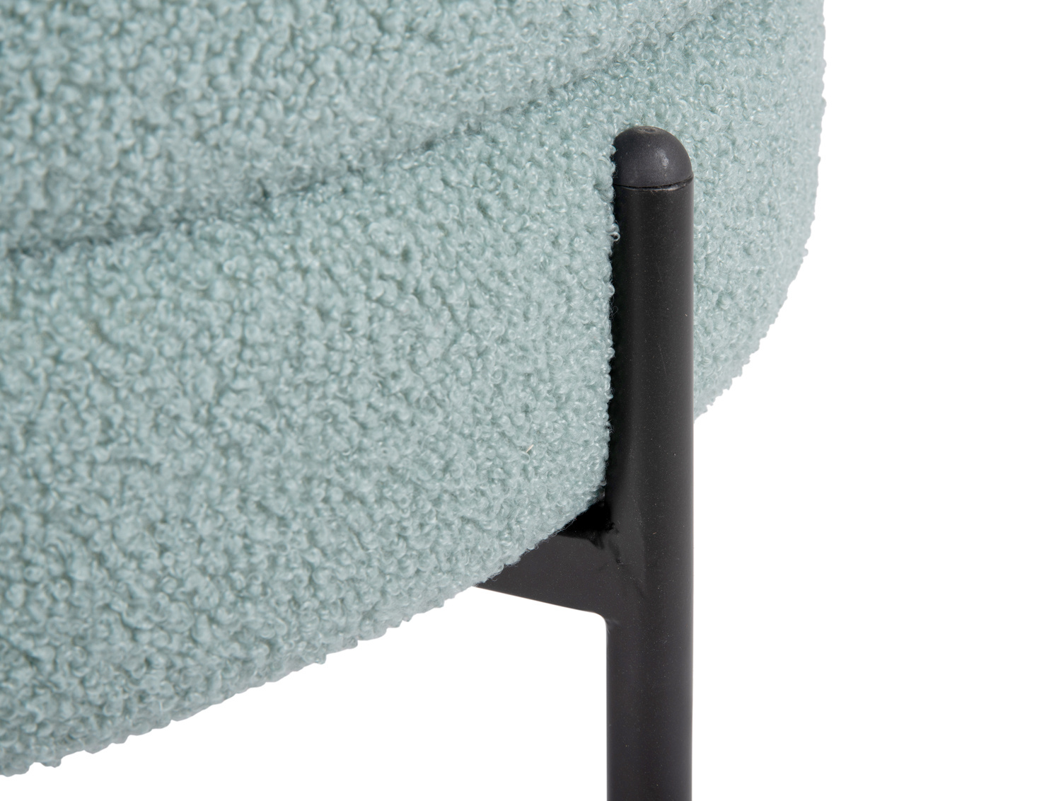 Leitmotiv - Fauteuil Noble Teddy Curl - Mistige blauw