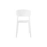 Leitmotiv - Eetkamerstoel Fain - Wit