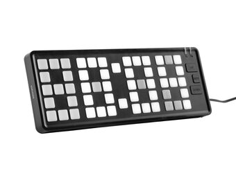 Karlsson - Wekker Keyboard - Zwart