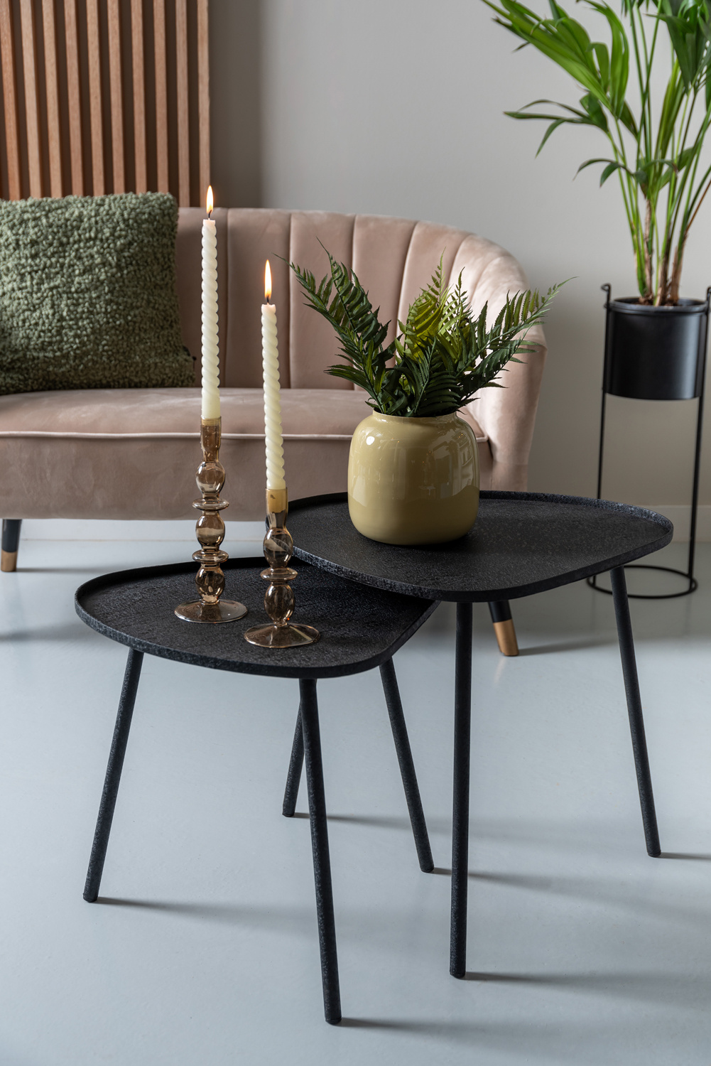 Leitmotiv - Bijzettafel Boaz Large - Zwart