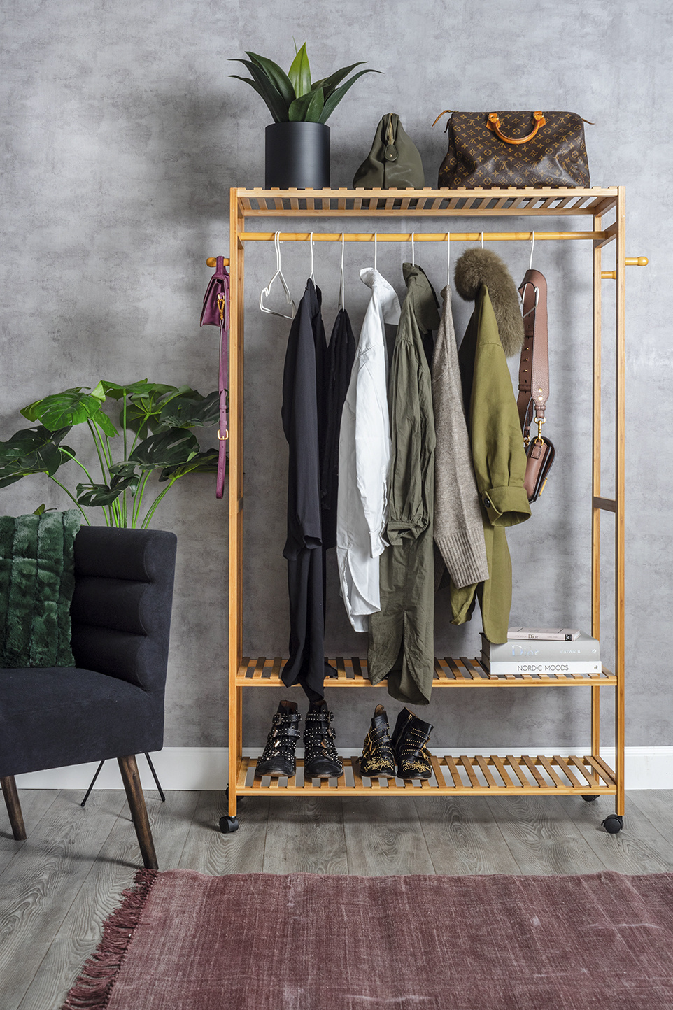 Leitmotiv - Clothing Rack Bamboo - Bamboe