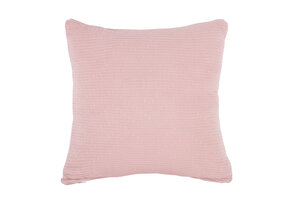 Present Time - Sierkussen Zigzag Knitted - Zachtroze