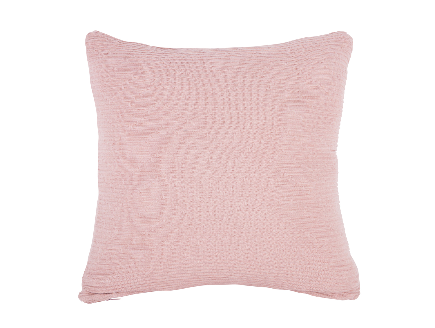 Present Time - Sierkussen Zigzag Knitted - Zachtroze