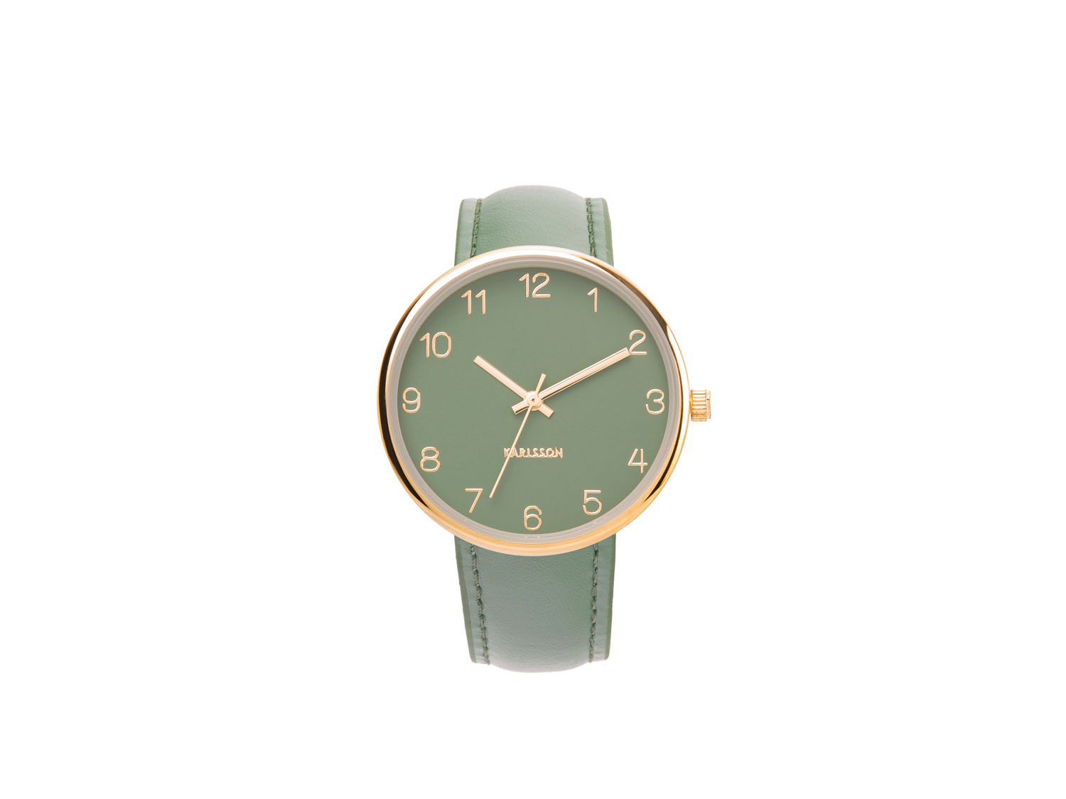 Karlsson - Watch Charm Steel - Jungle groen