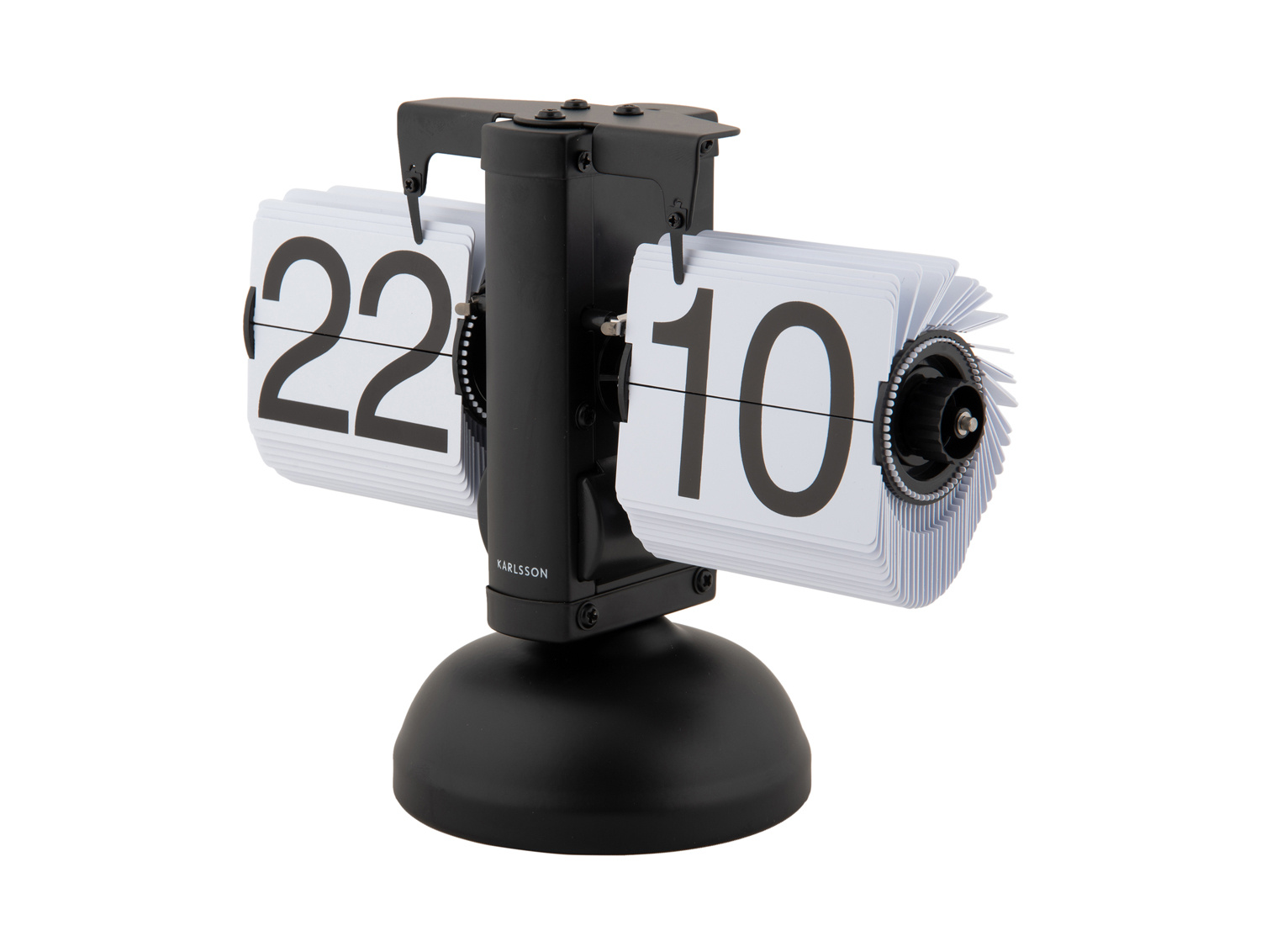 Karlsson - Tafelklok Small Flip - Wit