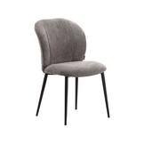 LABEL51 - Eetkamerstoel Vino - Stone - 62x49x85cm - Set van 2
