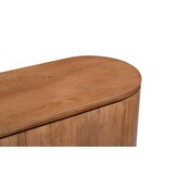 Livingfurn - Dressoir Noor Natural 115cm - Mangohout / Gecoat Staal