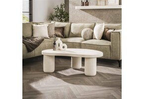 Hoyz Collection - XL Organic Pebble Salontafel - Composiet Marmer