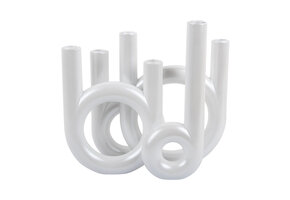 Present Time - Kandelaar Rings Large - Metallic white