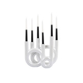 Present Time - Kandelaar Rings Large - Metallic white