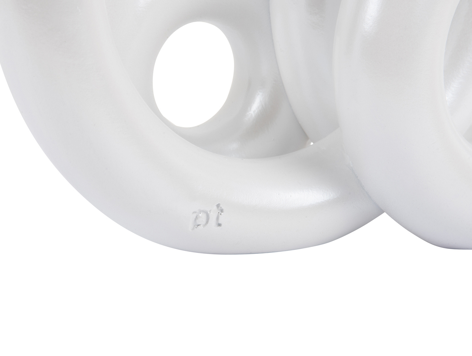 Present Time - Kandelaar Rings Large - Metallic white