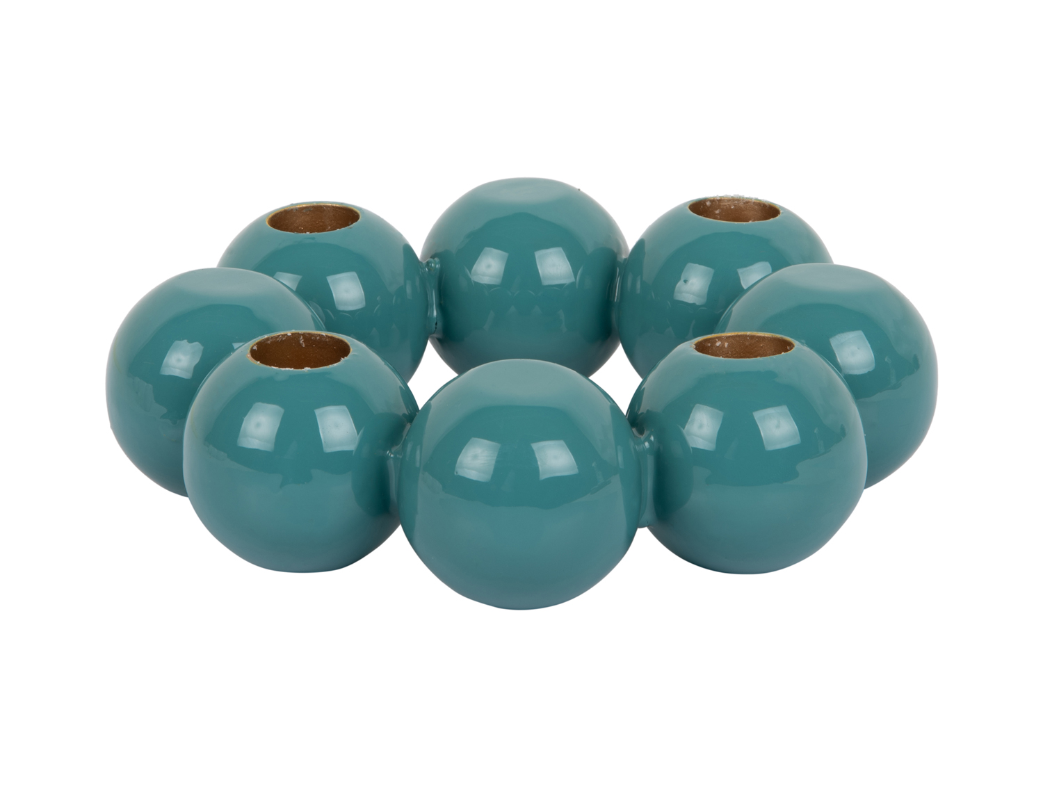 Present Time - Kandelaar Bubbles Rond - Turquoise blue