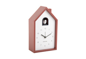 Karlsson - Wekker Modern Cuckoo - Rode oker