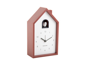 Karlsson - Wekker Modern Cuckoo - Rode oker