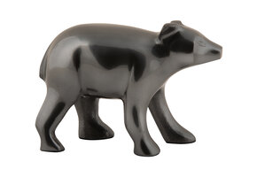 Present Time - Beeld Beer - Gun metal plated