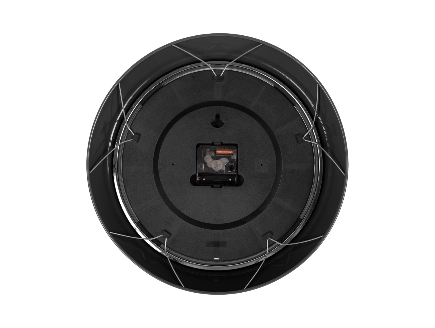 Karlsson - Wandklok Modern Retro - Zwart- Ø34cm