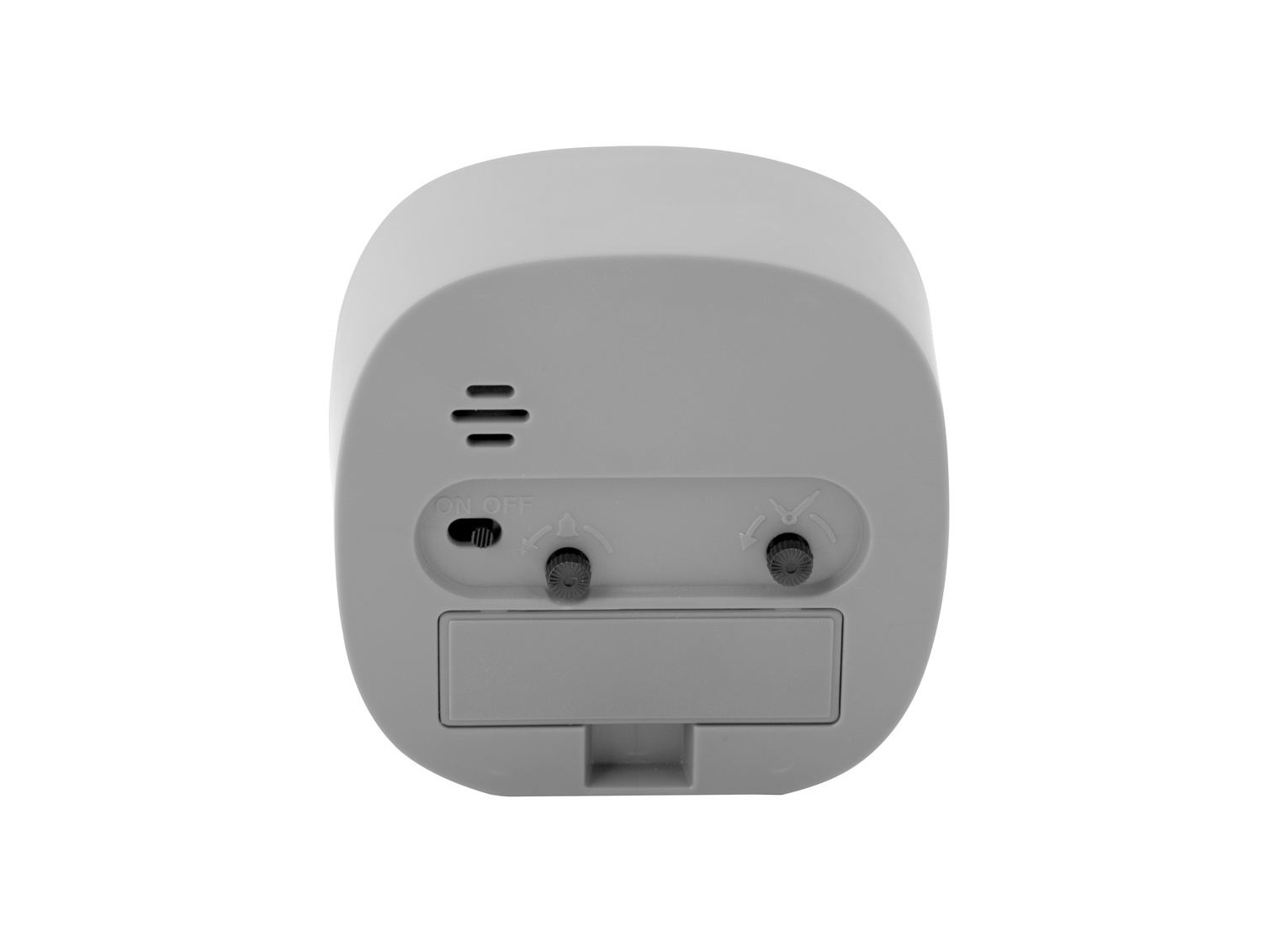 Karlsson - Wekker Travel Vierkant - Muisgrijs