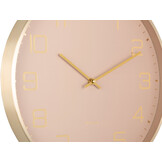 Karlsson - Wandklok Elegance Glow - Zachtbruin- Ø40cm