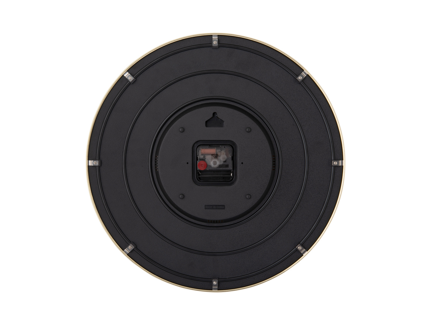 Karlsson - Wandklok Candy Swirl Dome - Bright orange & white- Ø40cm