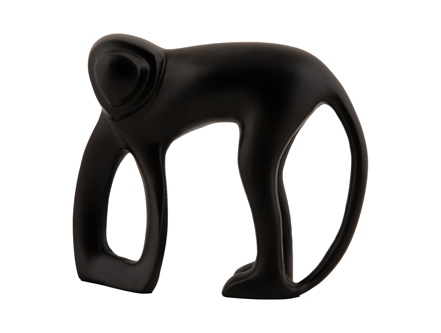 Present Time - Beeld Aap - Zwart