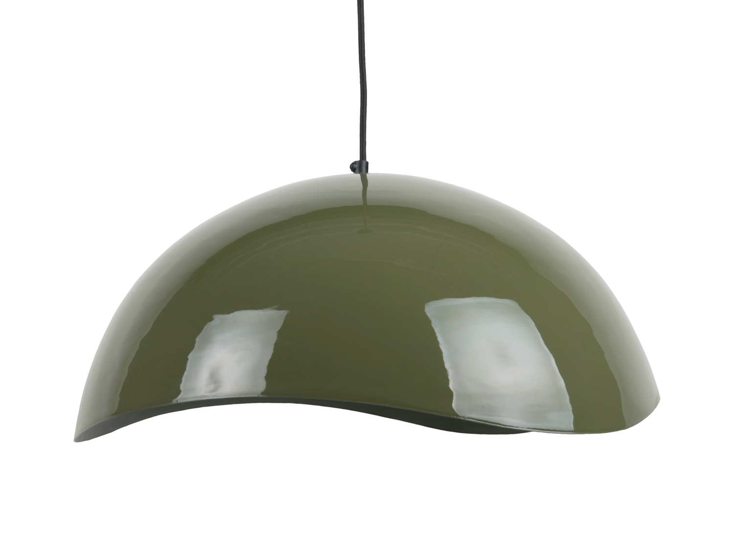 Leitmotiv - Hanglamp Waved Large - Jungle groen