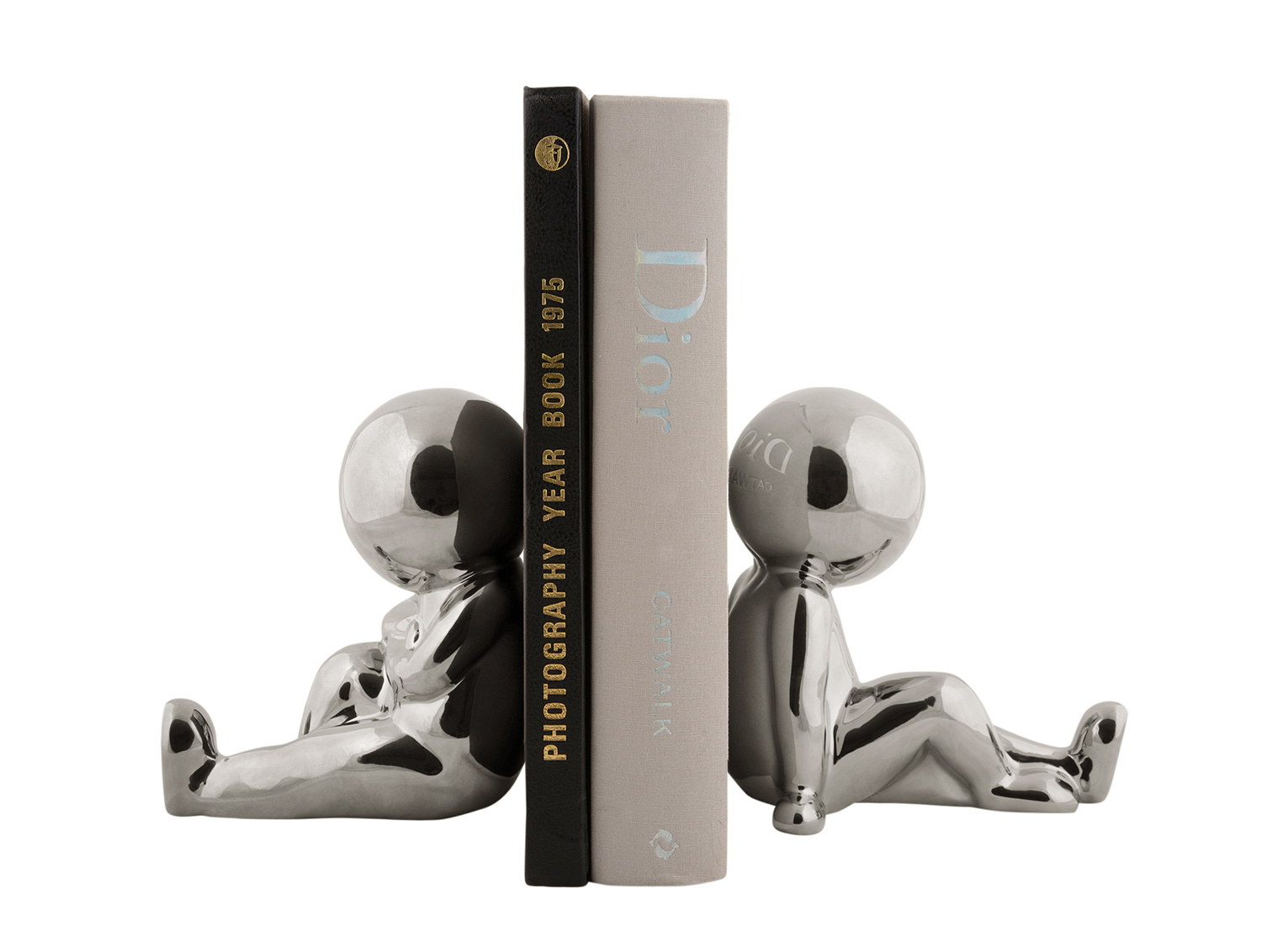 Present Time - Bookend Joey - Chrome plated