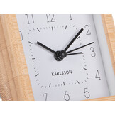 Karlsson - Wekker Neat Vierkant - Wit