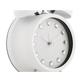 Karlsson - Wekker Glam Diamonds - Wit