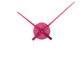 Karlsson - Wandklok Little Big Time Mini Metallic - Metallic dark pink- Ø41cm