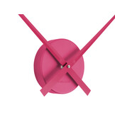 Karlsson - Wandklok Little Big Time Mini Metallic - Metallic dark pink- Ø41cm