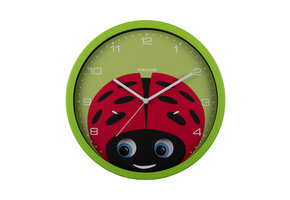 Karlsson - Wandklok Peekaboo Bunny - Donkergroen- Ø30,8cm