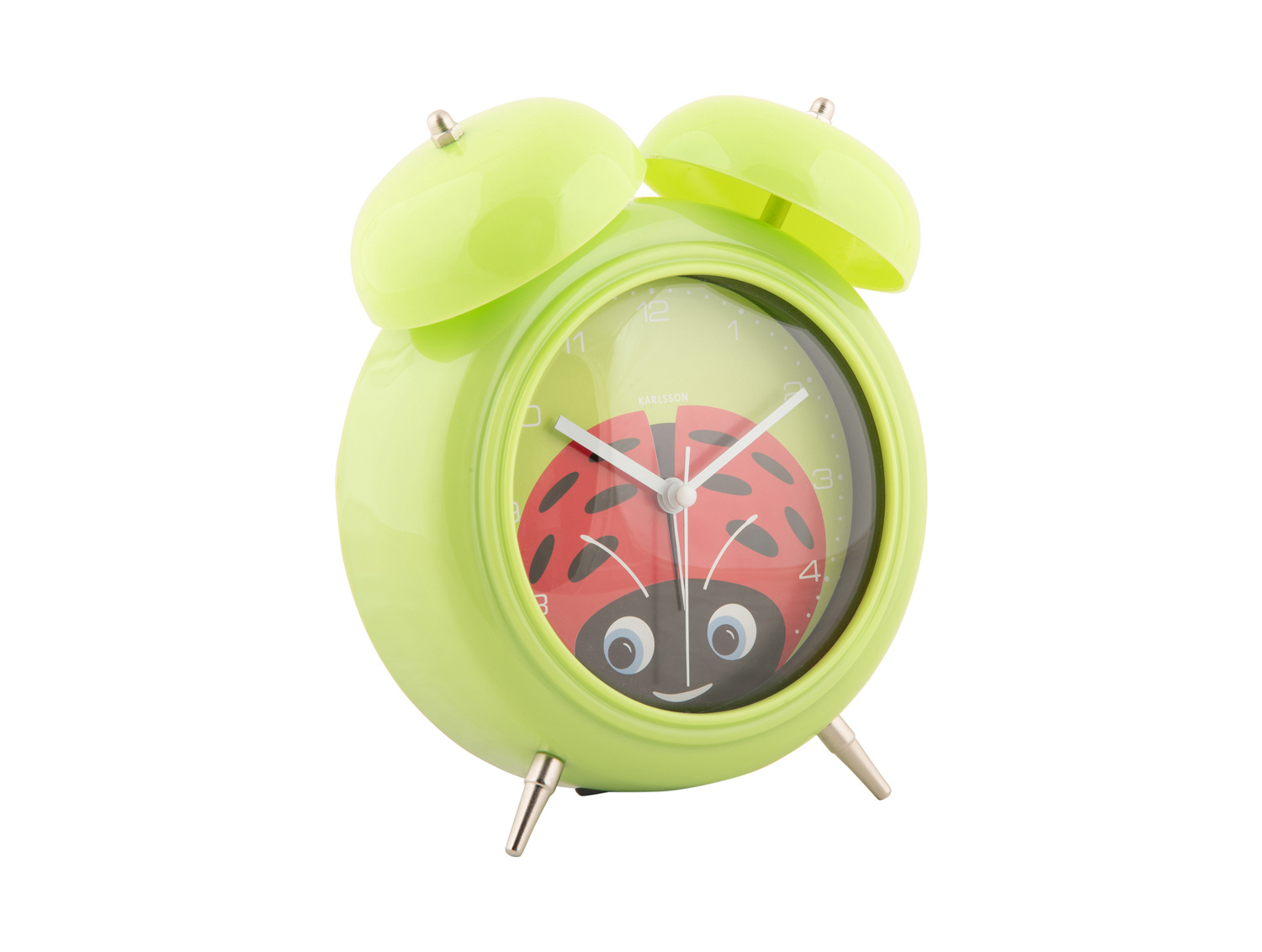 Karlsson - Wekker Peekaboo Ladybug - Groen