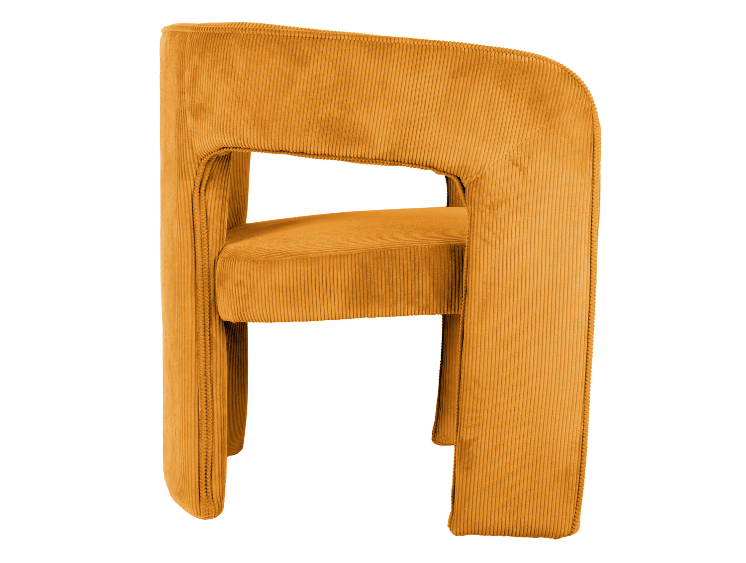 Leitmotiv - Fauteuil Vigor - Okergeel