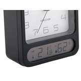 Karlsson - Wekker Duo - Zwart