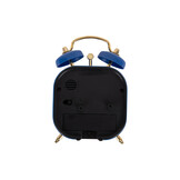 Karlsson - Wekker Metallic Glam Vierkant - Donkerblauw