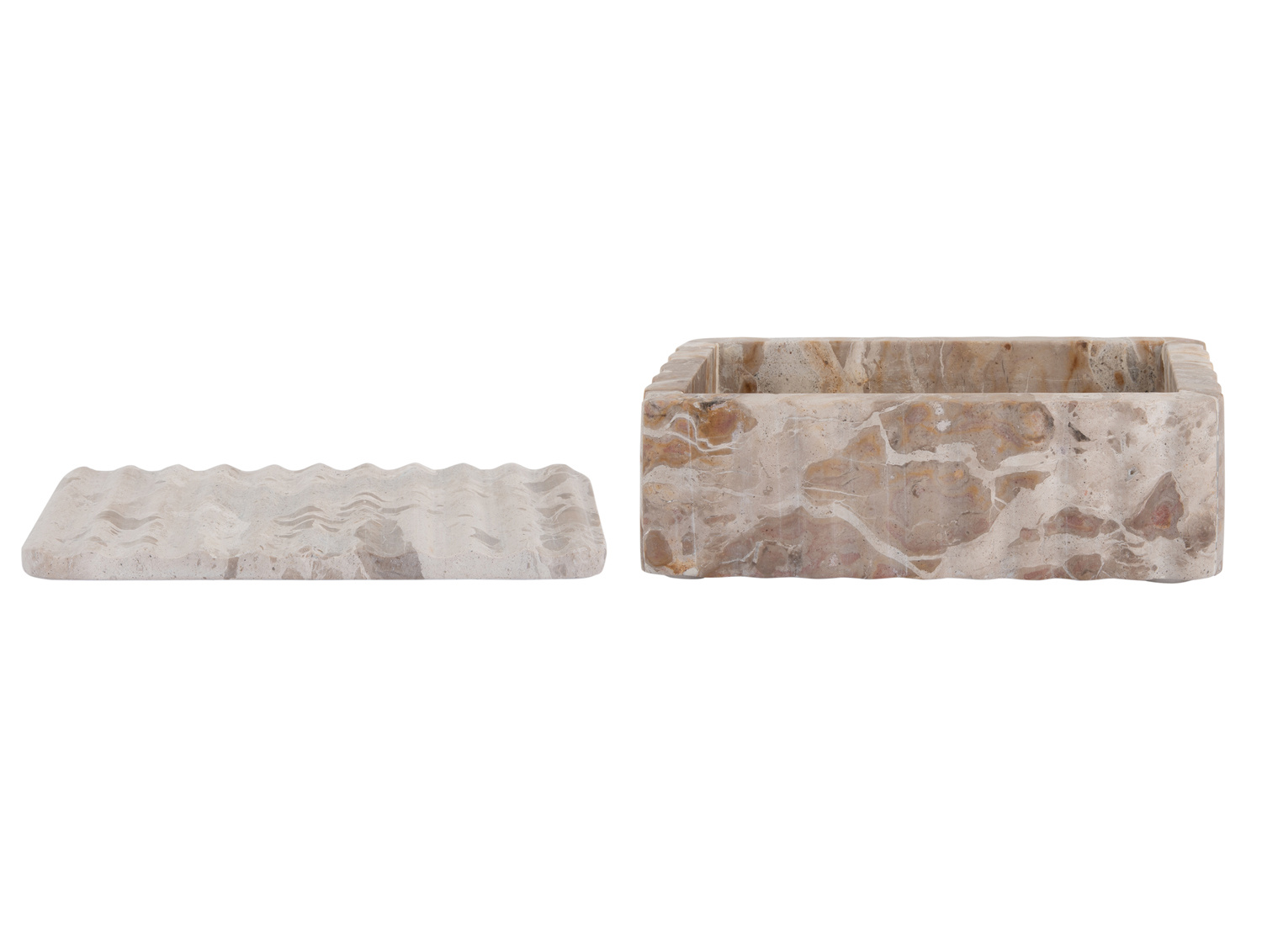 Present Time - Schaal met deksel - Bruin